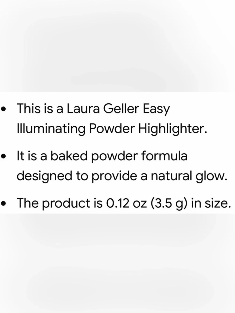 Laura Geller Easy Illuminating Powder Highlighter Champagne